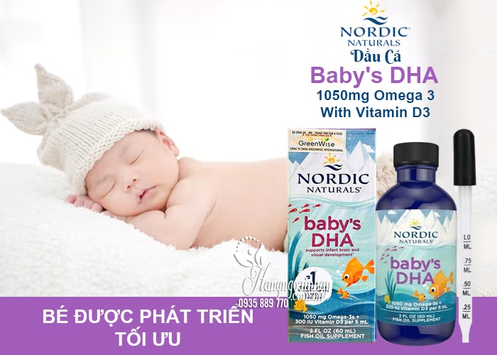 Siro Baby’s DHA Omega-3 With Vitamin D3 Nordic Naturals 60ml 12