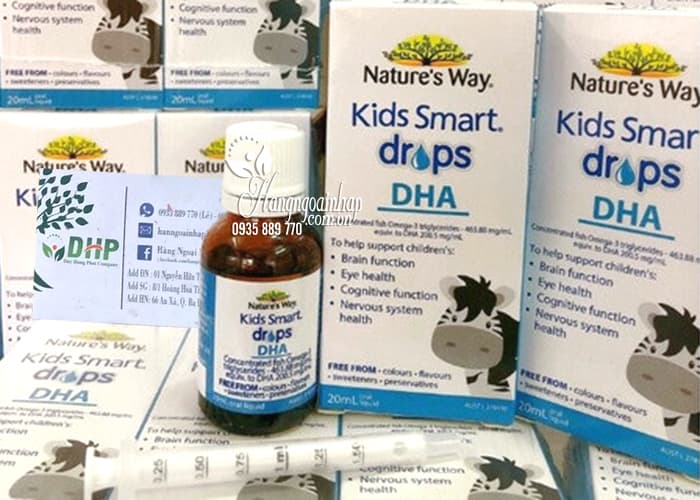 Siro bổ sung DHA cho bé Kids Smart Drops DHA Nature’s Way 68