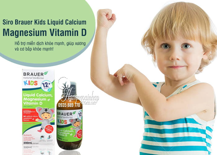 Siro Brauer Kids Liquid Calcium Magnesium Vitamin D 200ml 2