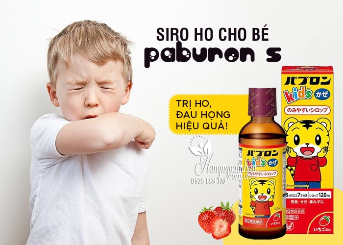 Siro ho Paburon S cho bé từ 3 tháng - 6 tuổi của Nhật Bản 23