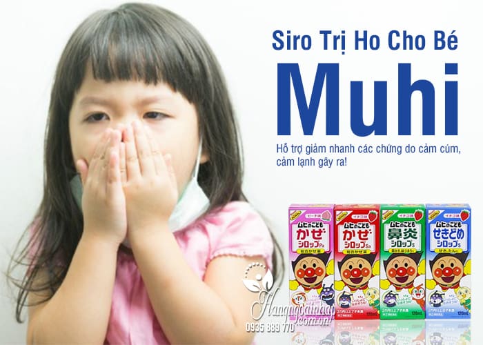 Siro Trị Ho Cho Bé Muhi 120ml Của Nhật 4 Loại 1