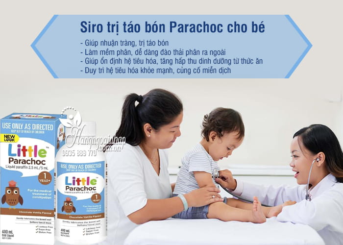 Siro trị táo bón Parachoc cho bé trên 1 tuổi 400ml của Úc 6