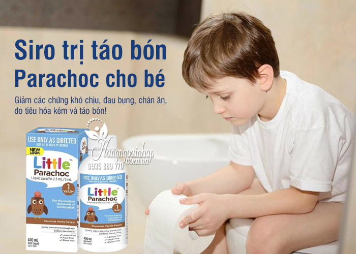 Siro trị táo bón Parachoc cho bé trên 1 tuổi 400ml của Úc 1