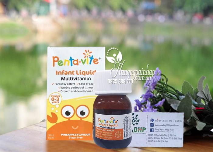 Siro vitamin tổng hợp cho bé Penta-Vite Infant Liquid (0-3 tuổi) 8