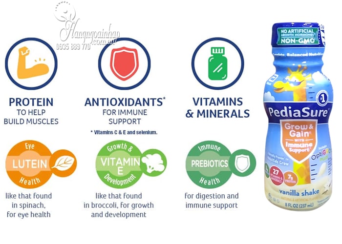 Sữa Pediasure Grow & Gain Optigro Plus 24 chai của Mỹ 1