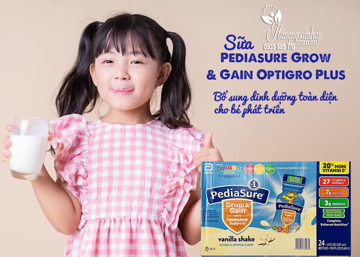 Sữa Pediasure Grow & Gain Optigro Plus 24 chai của Mỹ 33