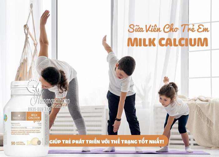 Sữa Viên Cho Trẻ Em Calcium Milk Bio Island 90 Viên Của Úc 12