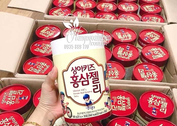 Thạch hồng sâm baby Sanga Kid’s Jelly 600g Hàn Quốc 9