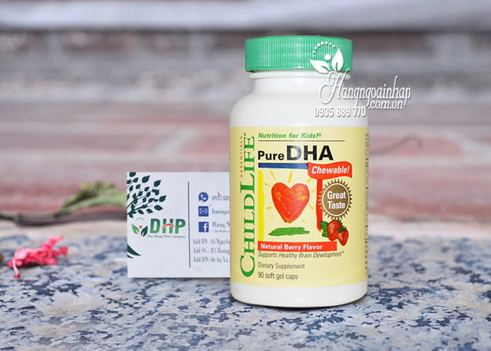 Thuốc Bổ Sung Childlife Pure DHA 250mg 90 Viên Của Mỹ 9