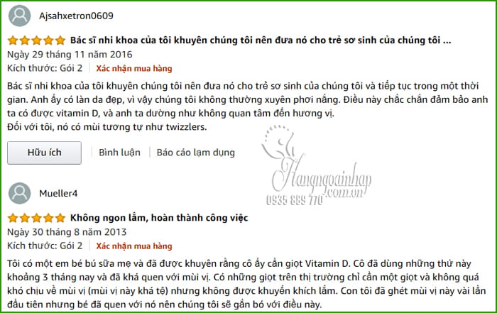 Thuốc bổ sung Vitamin D nhỏ giọt Enfamil D-Vi-Sol cho trẻ em 4