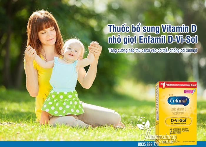 Thuốc bổ sung Vitamin D nhỏ giọt Enfamil D-Vi-Sol cho trẻ em 9