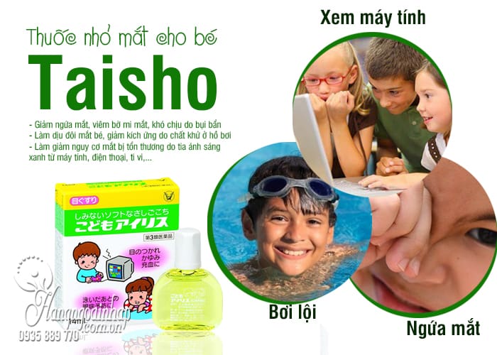 Thuốc nhỏ mắt cho bé Taisho 14ml nội địa Nhật Bản 6