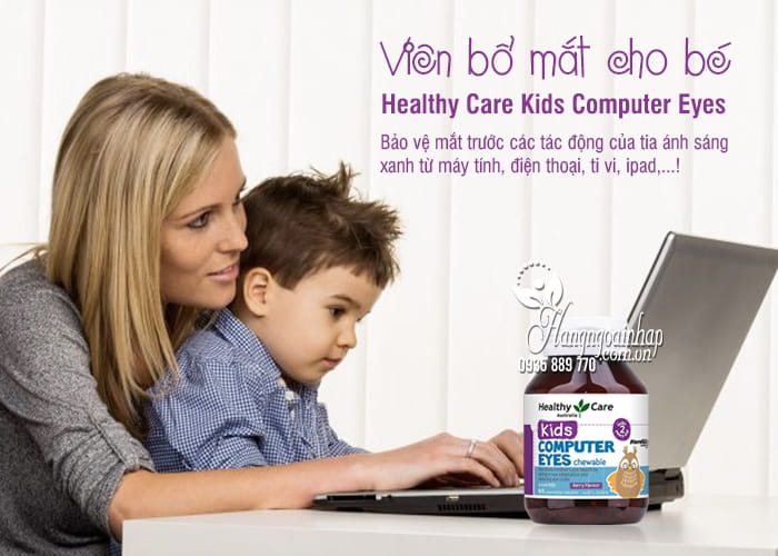 Viên bổ mắt cho bé Healthy Care Kids Computer Eyes 60 viên 2