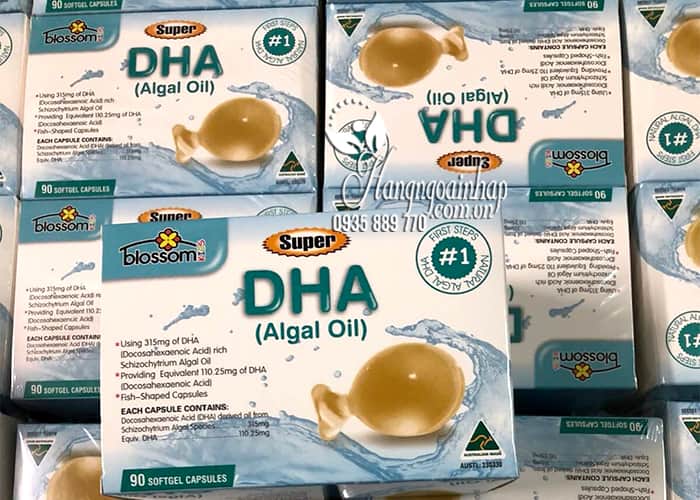 Viên bổ sung DHA Algal Oil - Dầu tảo biển cho bé từ 1 tuổi 9