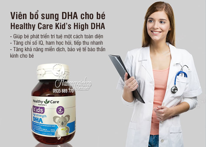 Viên bổ sung DHA cho bé Healthy Care Kid’s High DHA 60 viên 6