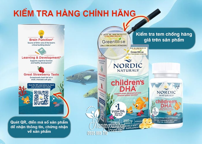 Viên nhai Nordic Naturals Childrens DHA 90 viên của Mỹ 93