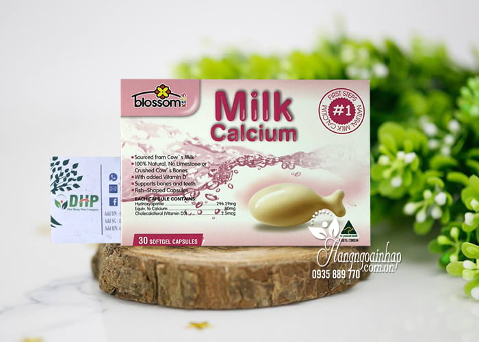 Viên sữa canxi Blossom Milk Calcium của Úc cho trẻ sơ sinh 2