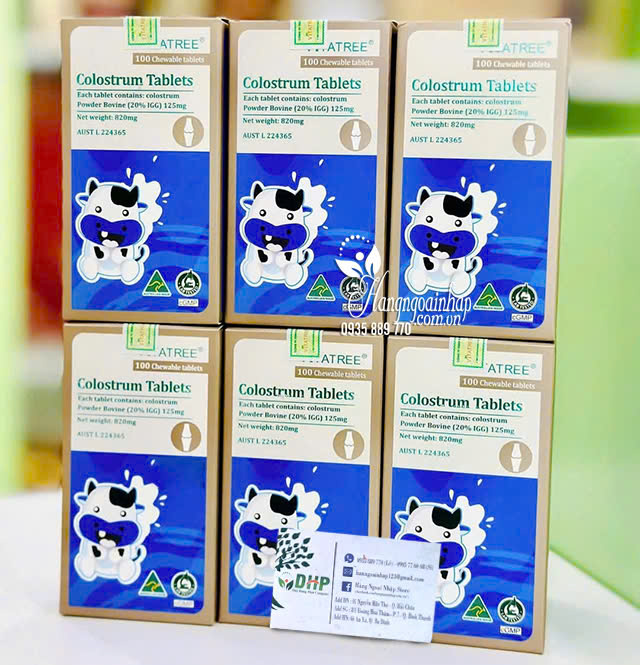 Viên sữa non Vitatree Colostrum 100 Chewable Tablets của Úc 59
