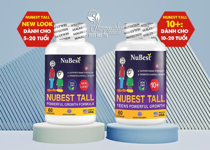 Viên uống tăng chiều cao Nubest Tall 60 viên cho bé của Mỹ 09