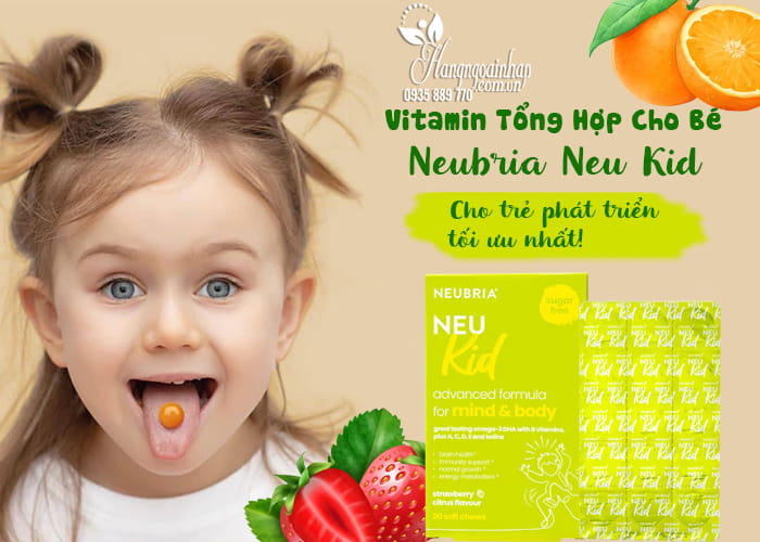 Vitamin tổng hợp cho bé Neubria Neu Kid của Anh 1