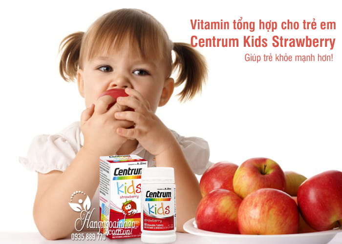 Vitamin tổng hợp cho trẻ em Centrum Kids Strawberry 60 viên 9