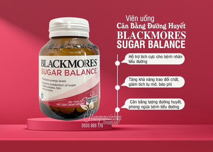 Blackmores Sugar Balance 90 viên của Úc cân bằng đường huyết 7