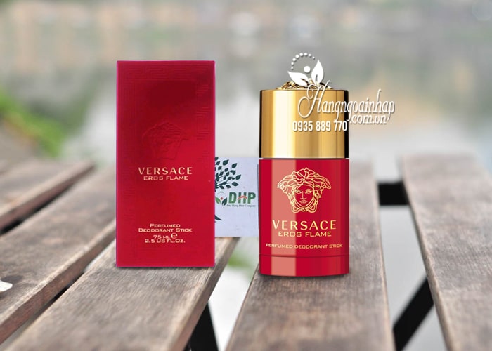 Lăn khử mùi nước hoa nam Versace Eros Flame 75ml màu đỏ 1