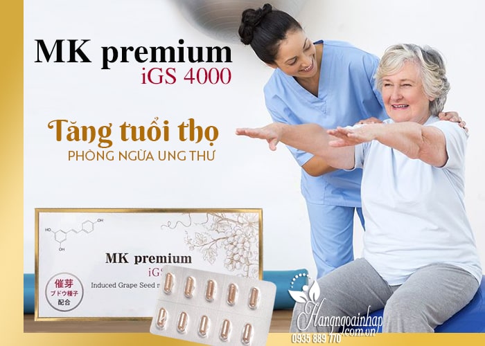 MK Premium IGS4000 của Nhật Bản 30 viên hỗ trợ ung thư 3