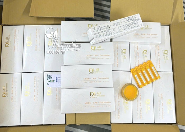 Nước nghệ nano Xlab Curcumin Ukon LPS Fucoidan Nhật Bản  38