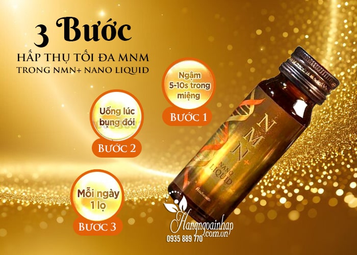 Nước uống NMN Nano Liquid Peauhonnete trẻ hóa cơ thể 5