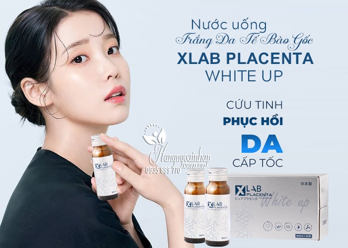 Nước uống trắng da tế bào gốc Xlab Placenta White Up 10 chai 1