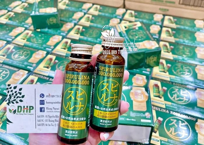 Siêu vi tảo uống Spirulina 300 triệu Hayari của Nhật Bản 90