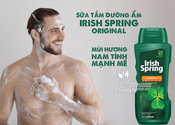 Sữa Tắm Dưỡng Ẩm Irish Spring Original Của Mỹ 532ml 1