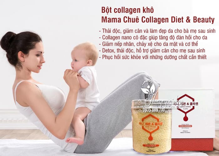 Bột collagen khô Mama Chuê Collagen Diet & Beauty 250g 3