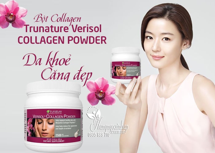 Bột Collagen Trunature Verisol Collagen Powder 2500mg của Mỹ 1