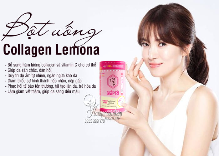 Bột uống Collagen Lemona của Hàn Quốc 60 gói 7