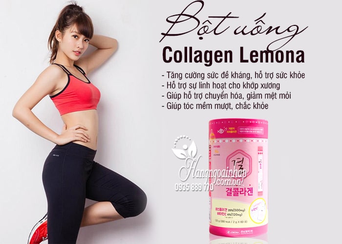 Bột uống Collagen Lemona của Hàn Quốc 60 gói 1