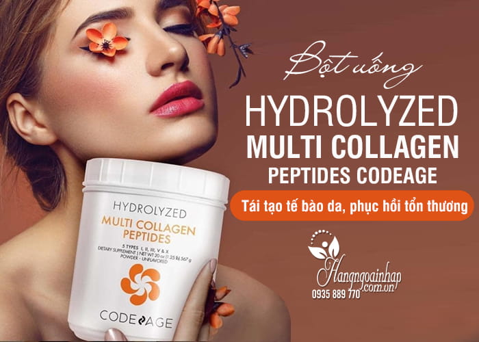 Bột uống Hydrolyzed Multi Collagen Peptides CodeAge 567g  6