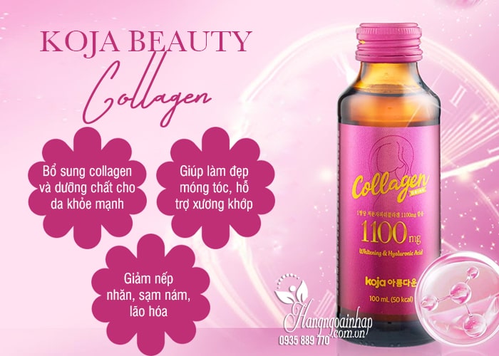 Collagen 1100mg Koja Beauty của Hàn Quốc 10 chai x 100ml 6
