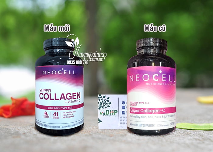 Collagen + C 250 Viên Type I & III Mỹ - Super Collagen Neocell 1