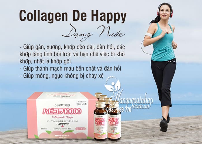 Collagen De Happy Dạng Nước Uống Hộp 10 Lọ 50ml  5