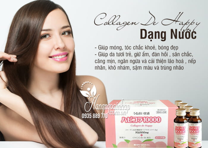 Collagen De Happy Dạng Nước Uống Hộp 10 Lọ 50ml  1