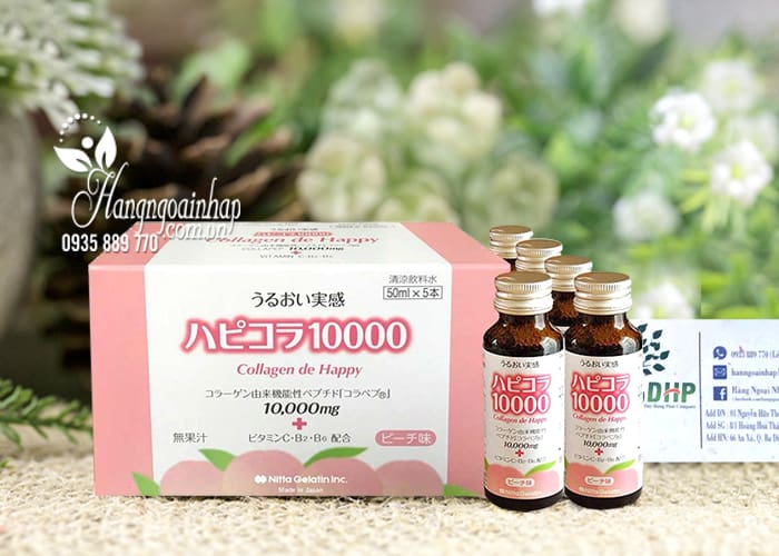 Collagen De Happy Dạng Nước Uống Hộp 10 Lọ 50ml  0