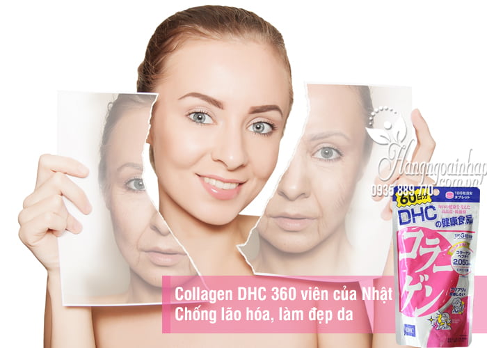Collagen DHC 360 viên của Nhật - Chống lão hóa, làm đẹp da 2