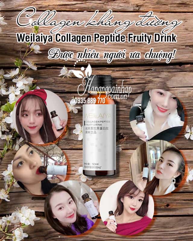 Collagen kháng đường Weilaiya Collagen Peptide Fruity Drink 1