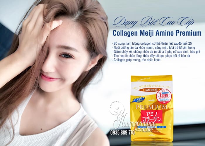 Collagen Meiji Dạng Bột Của Nhật - Meiji Amino Collagen 7