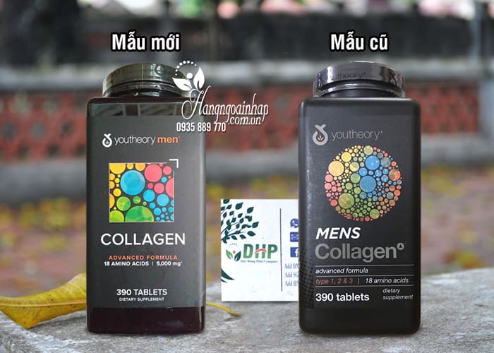 交換無料「お得な3本セット」Youtheory社Mens Collagen（メンズコラーゲン）アドバンストフォーミュラ290粒 ×3本  ファイトケミカル