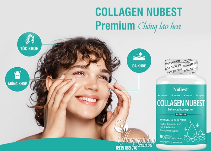 Collagen Nubest Premium 90 viên của Mỹ chống lão hóa 7