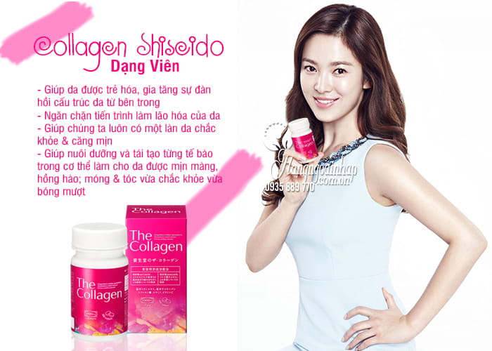 Collagen Shiseido Dạng Viên Của Nhật Hộp 126 Viên 7