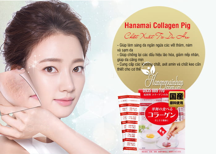 Hanamai Collagen Pig Chiết Xuất Từ Da Heo Của Nhật 1